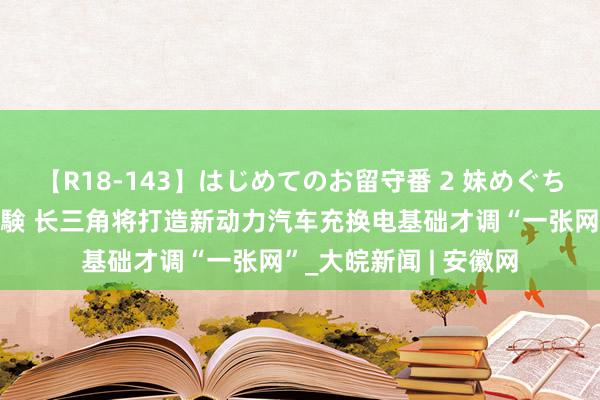 【R18-143】はじめてのお留守番 2 妹めぐちゃんのドキドキ初体験 长三角将打造新动力汽车充换电基础才调“一张网”_大皖新闻 | 安徽网