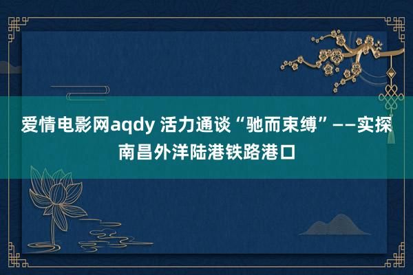 爱情电影网aqdy 活力通谈“驰而束缚”——实探南昌外洋陆港铁路港口