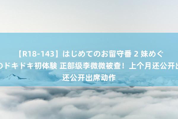 【R18-143】はじめてのお留守番 2 妹めぐちゃんのドキドキ初体験 正部级李微微被查！上个月还公开出席动作