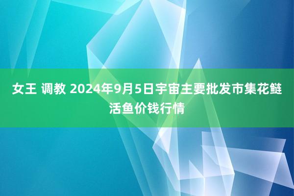 女王 调教 2024年9月5日宇宙主要批发市集花鲢活鱼价钱行情