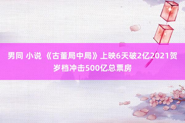 男同 小说 《古董局中局》上映6天破2亿2021贺岁档冲击500亿总票房